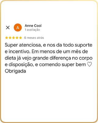 Nutricionista Brenda Natascha - Depoimento