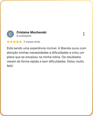 Nutricionista Brenda Natascha - Depoimento